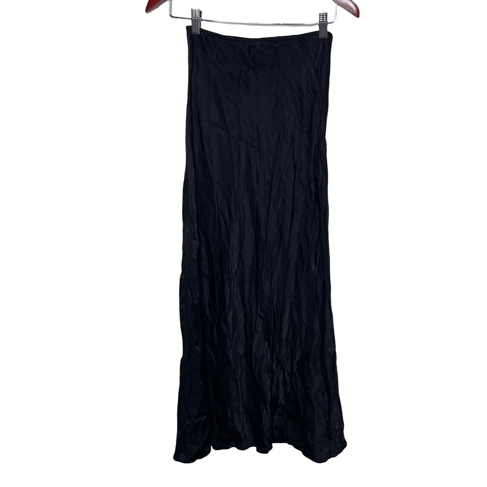 Dissh Black Viscose Maxi Skirt sz 4